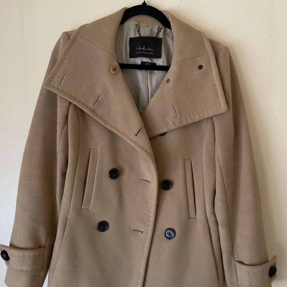 T. Babaton Wool & Cashmere Howell Peacoat